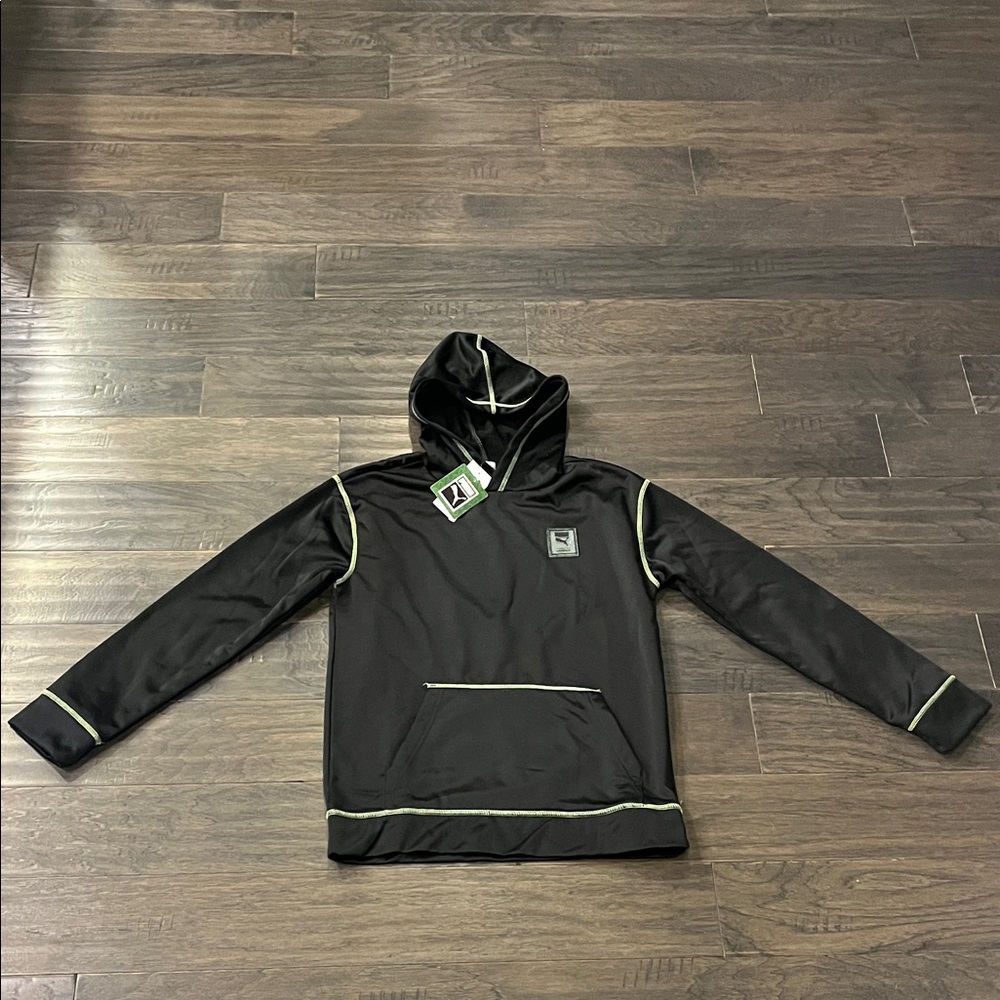 Puma Hoodie Sweatshirt Shirt black new Boys Size XL 18-20